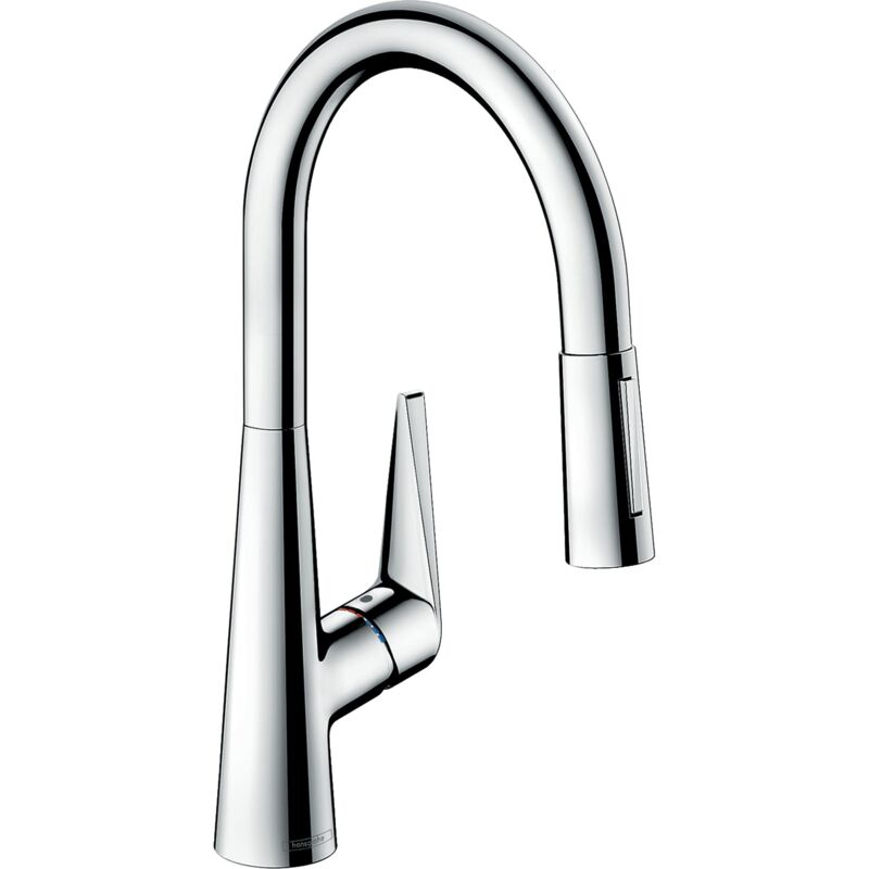 foto del prodotto hansgrohe talis s 200 miscelatore da cucina con doccetta estraibile cromato 72813000