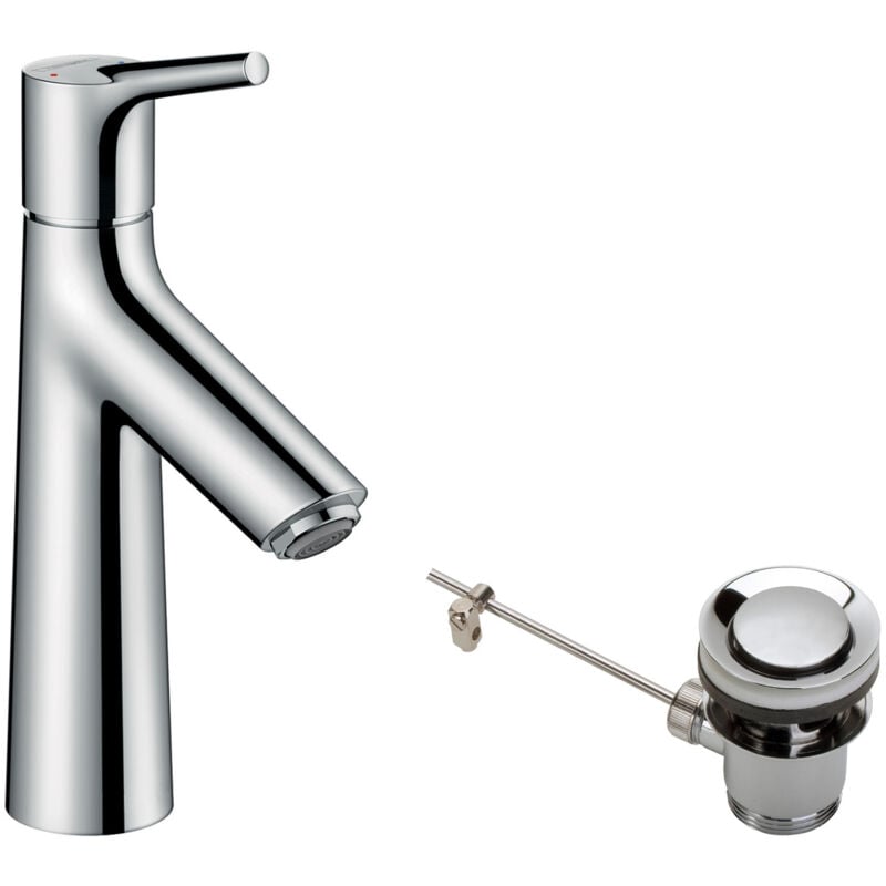 foto del prodotto hansgrohe talis s mitigeur monocommande de lavabo 100, vidage