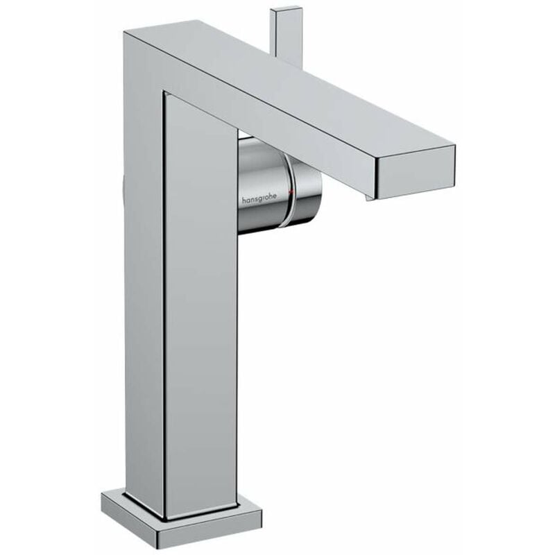 foto del prodotto hansgrohe tecturis e miscelatore da lavabo, con sistema di scarico push open, coolstart, ecosmart, cromo 73040000