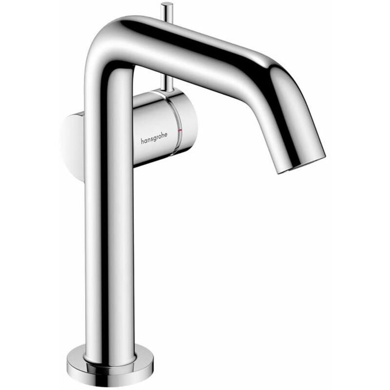 foto del prodotto hansgrohe tecturis s miscelatore da lavabo, con sistema di scarico push open, coolstart, ecosmart, cromo 73340000