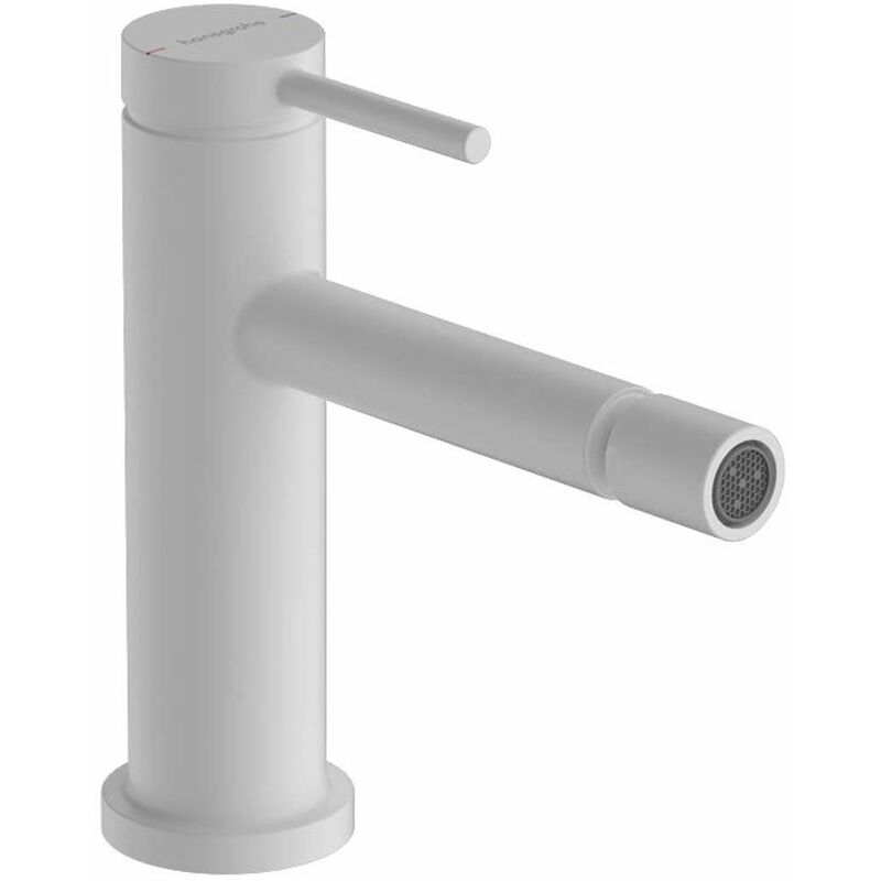 foto del prodotto hansgrohe tecturis s miscelatore per bidet, con sistema di scarico, bianco opaco 73201700