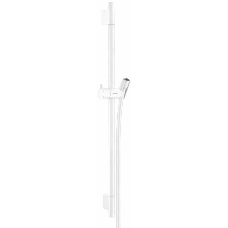 foto del prodotto hansgrohe unica s asta saliscendi 65 cm con flessibile doccia, bianco opaco 28632700