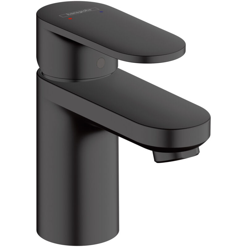 foto del prodotto hansgrohe vernis blend miscelatore per lavabo 70 con maniglia e scarico in plastica nero opaco 71550670