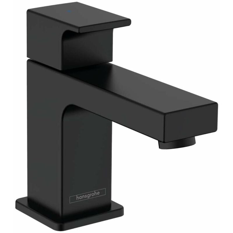 foto del prodotto hansgrohe vernis shape rubinetto non miscelatore per lavabo, ecosmart, nero opaco 71592670