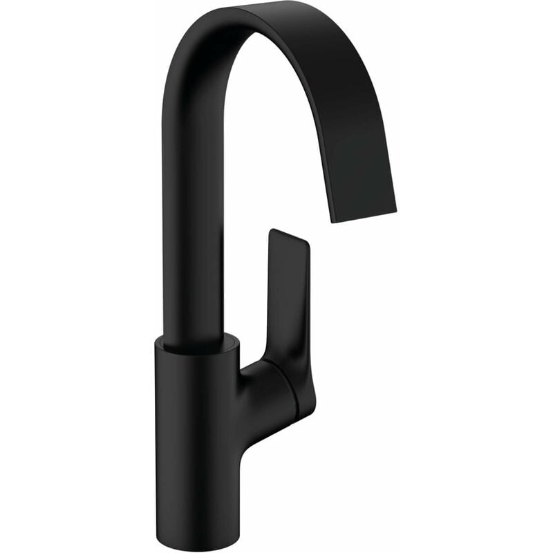 foto del prodotto hansgrohe - vivenis - miscelatore da lavabo 210, con braccio di erogazione girevole, ecosmart, nero opaco 75032670