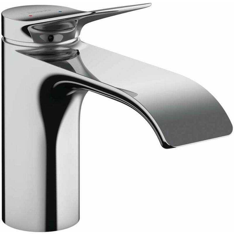 foto del prodotto hansgrohe vivenis miscelatore da lavabo 80, con sistema di scarico, ecosmart, cromo 75010000