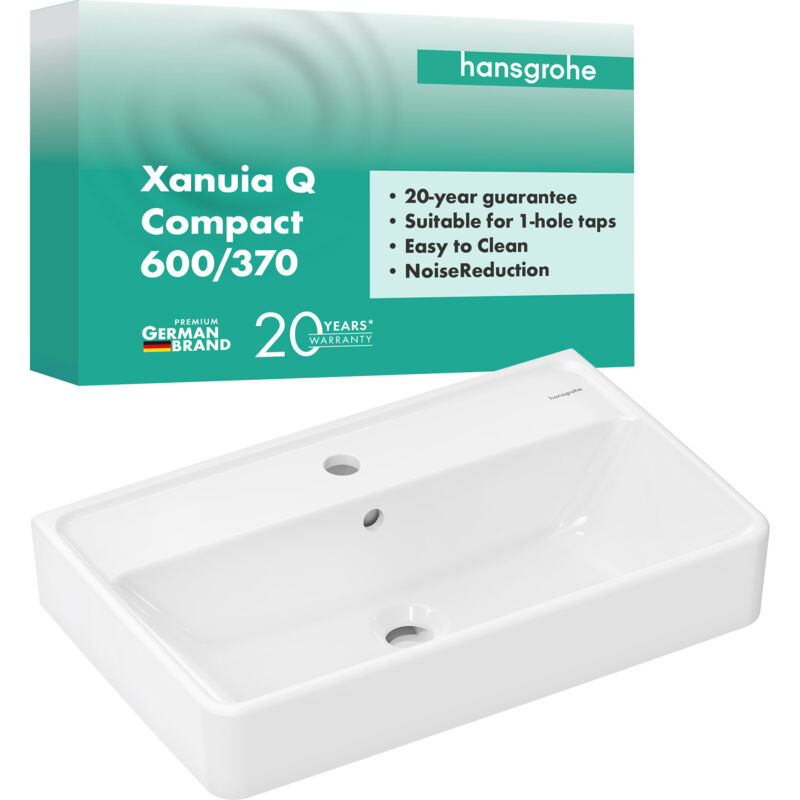 foto del prodotto hansgrohe xanuia q lavabo compact, 1 trou de robinetterie, avec