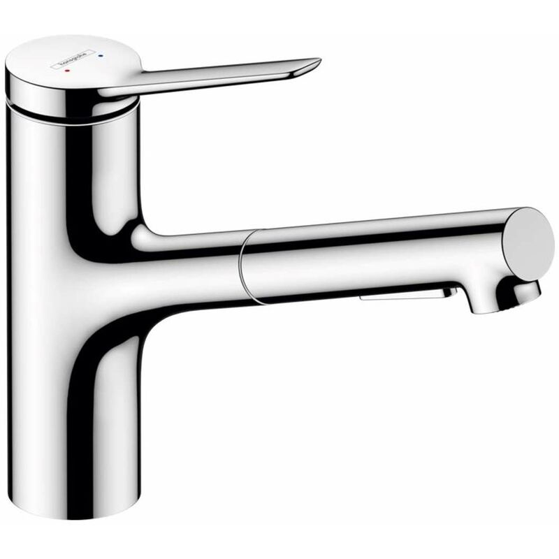 foto del prodotto hansgrohe zesis m33 miscelatore da lavello con doccetta estraibile, cromo 74820000