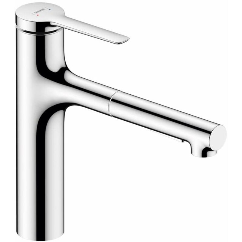 foto del prodotto hansgrohe zesis m33 miscelatore da lavello con doccetta estraibile, cromo 74822000