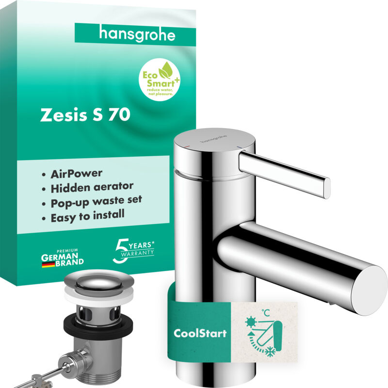 foto del prodotto hansgrohe zesis s mitigeur monocommand pour lavabo 70 coolstart