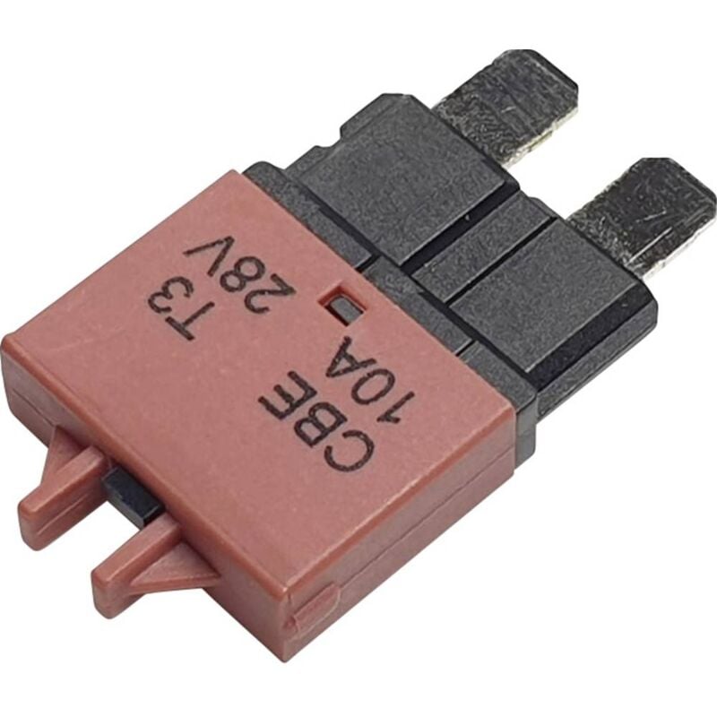 foto del prodotto hansor circuit breaker standard, type 3, manual reset, 10a cbe3 series 10a interruttore automatico fusibile piatto stan