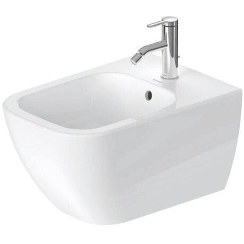 foto del prodotto happy d.2 bidet sospeso venduto senza rubinetto. duravit