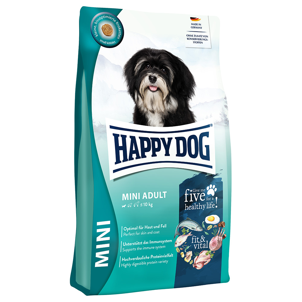 foto del prodotto happy dog fit vital mini adult crocchette per cane 4 kg