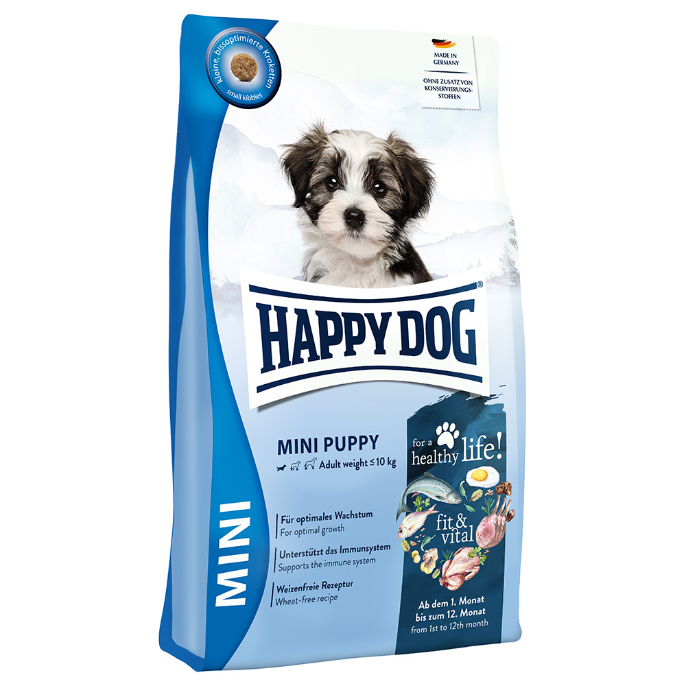 foto del prodotto happy dog fit vital mini puppy crocchette per cane 4 kg