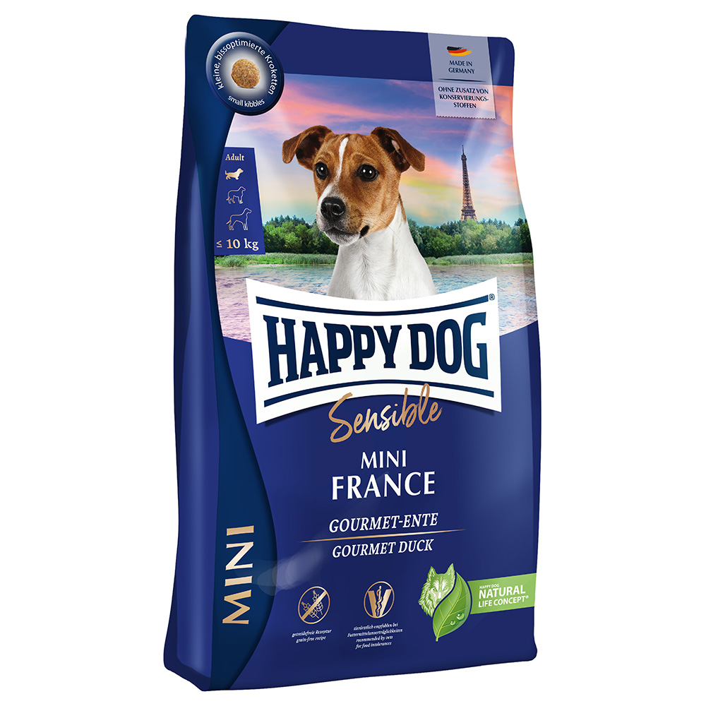 foto del prodotto happy dog sensible mini francia crocchette per cane 4 kg