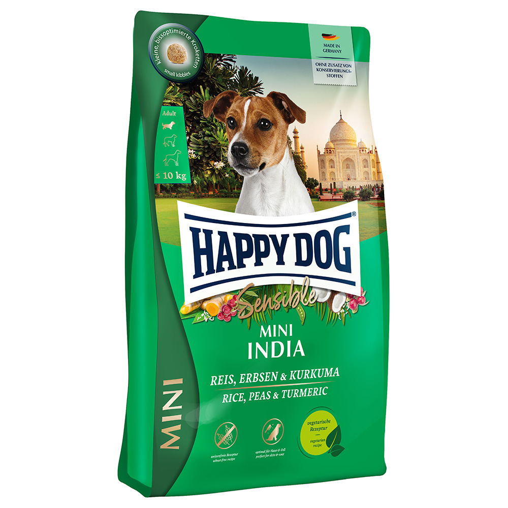 foto del prodotto happy dog sensible mini india crocchette per cane - set %: 2 x 4 kg