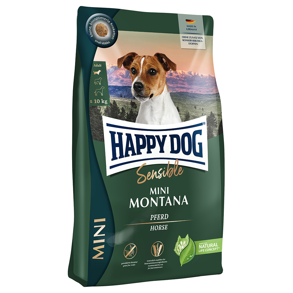 foto del prodotto happy dog sensible mini montana crocchette per cane 4 kg