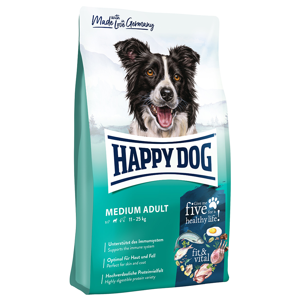 foto del prodotto happy dog supreme fit vital medium adult crocchette per cane 12 kg