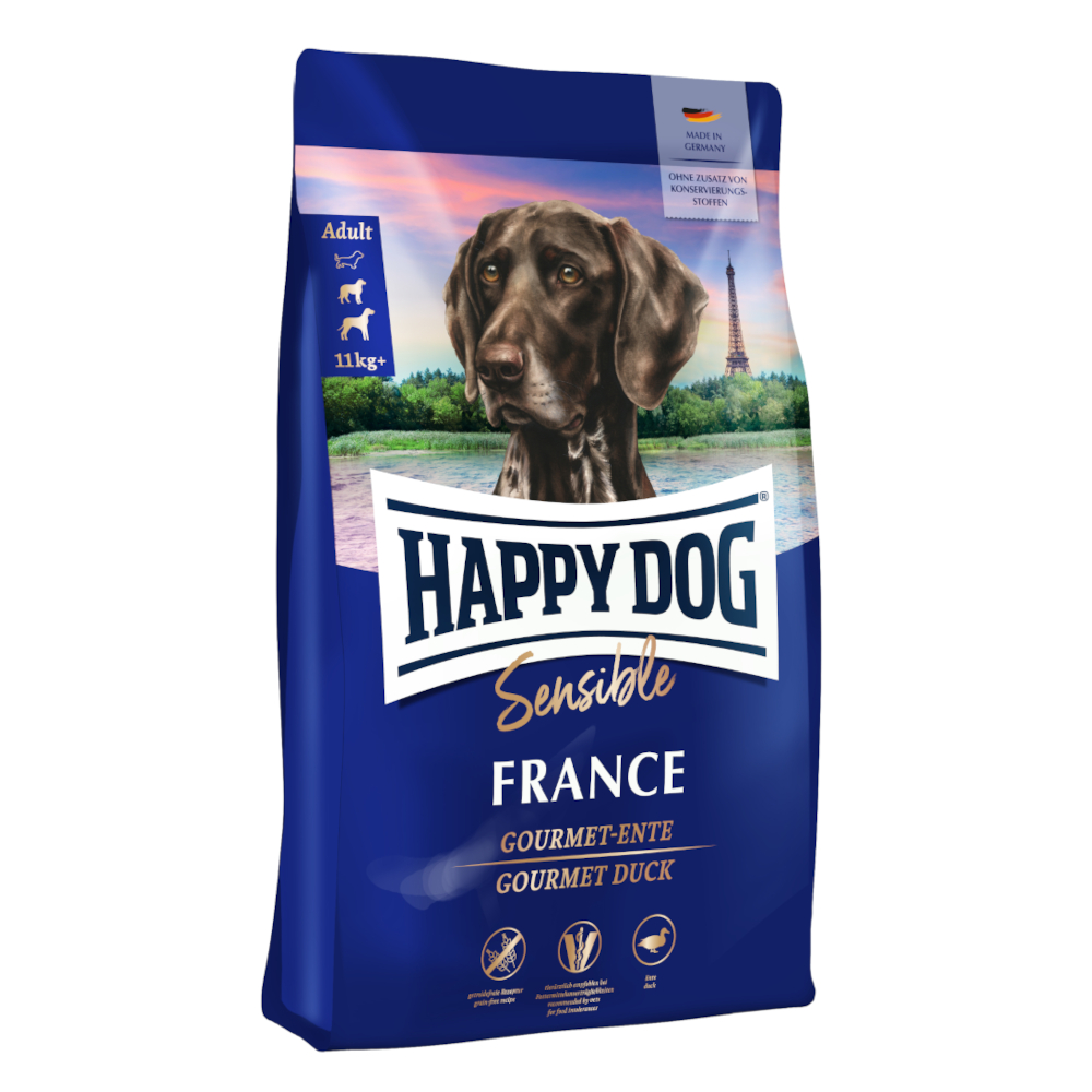 foto del prodotto happy dog supreme sensible francia crocchette per cane 4 kg
