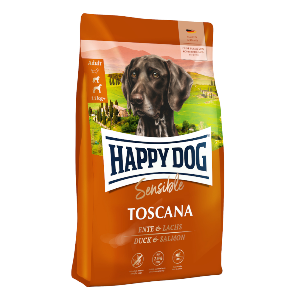 foto del prodotto happy dog supreme sensible toscana crocchette per cane 12,5 kg