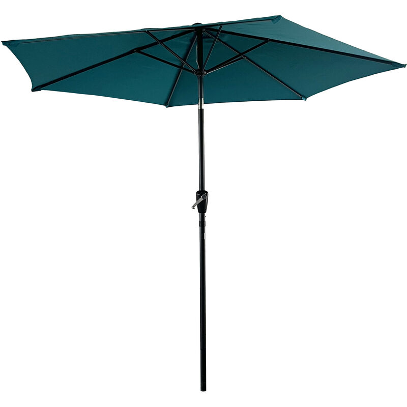 foto del prodotto happy garden ombrello rotondo diritto hapuna diametro 2,70m blu