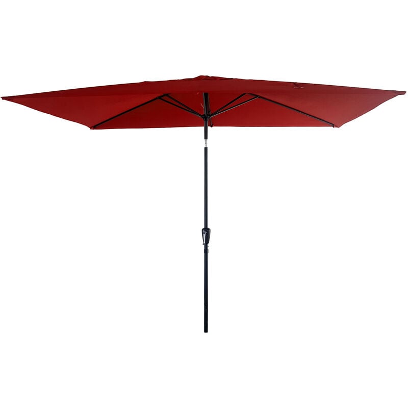 foto del prodotto hapuna ombrello rettangolare diritto 2x3m rosso