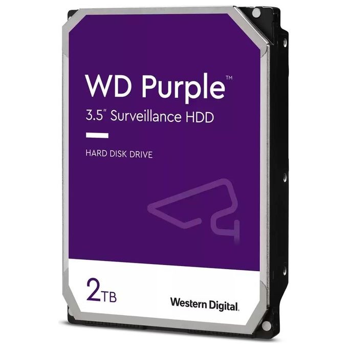 foto del prodotto hard disk purple 2 tb sata 3 3.5 wd23purz 