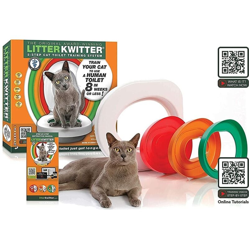 foto del prodotto harlequin doogie stuff limited litter kwitter sistema di addestramento all uso del wc, per gatti