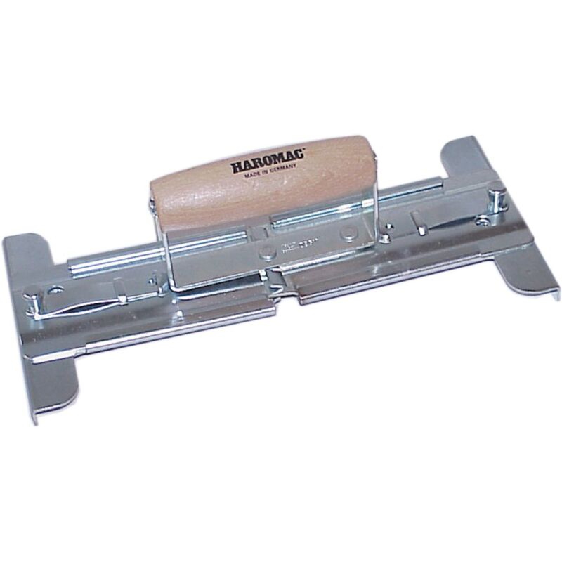 foto del prodotto haromac, supporto per piastra, max. 30 kg., con manico in legno, regolabile 30 50 cm, 07185050