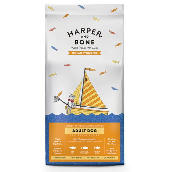 foto del prodotto harper and bone adult medium large ocean wonders 12 kg 1 ordine scegli lo sconto bzr5 bzr20 200 punti fedelt 