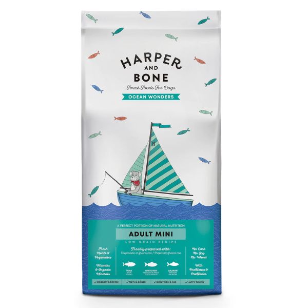 foto del prodotto harper and bone adult mini ocean wonders 2 kg 1 ordine scegli lo sconto bzr5 bzr20 200 punti fedelt 