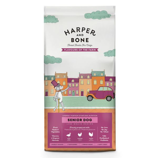 foto del prodotto harper and bone senior flavours of the farm 2 kg 1 ordine scegli lo sconto bzr5 bzr20 200 punti fedelt 