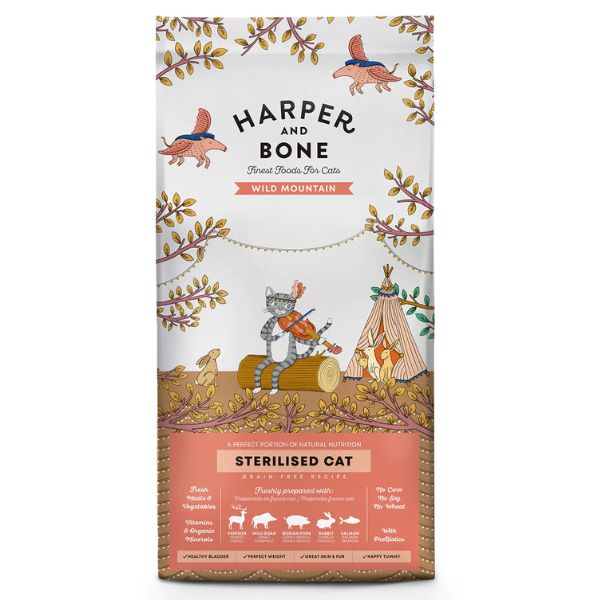 foto del prodotto harper and bone sterilised cat grain free wild mountain - 5 kg - spedizione gratis da 39€
