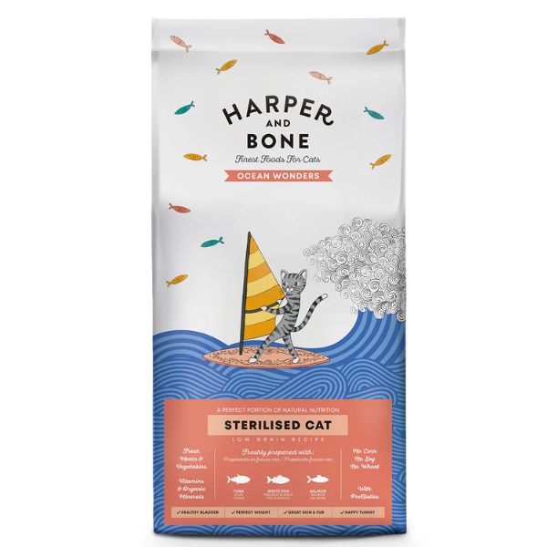 foto del prodotto harper and bone sterilised cat ocean wonders pesce - 5 kg - spedizione gratis da 39€
