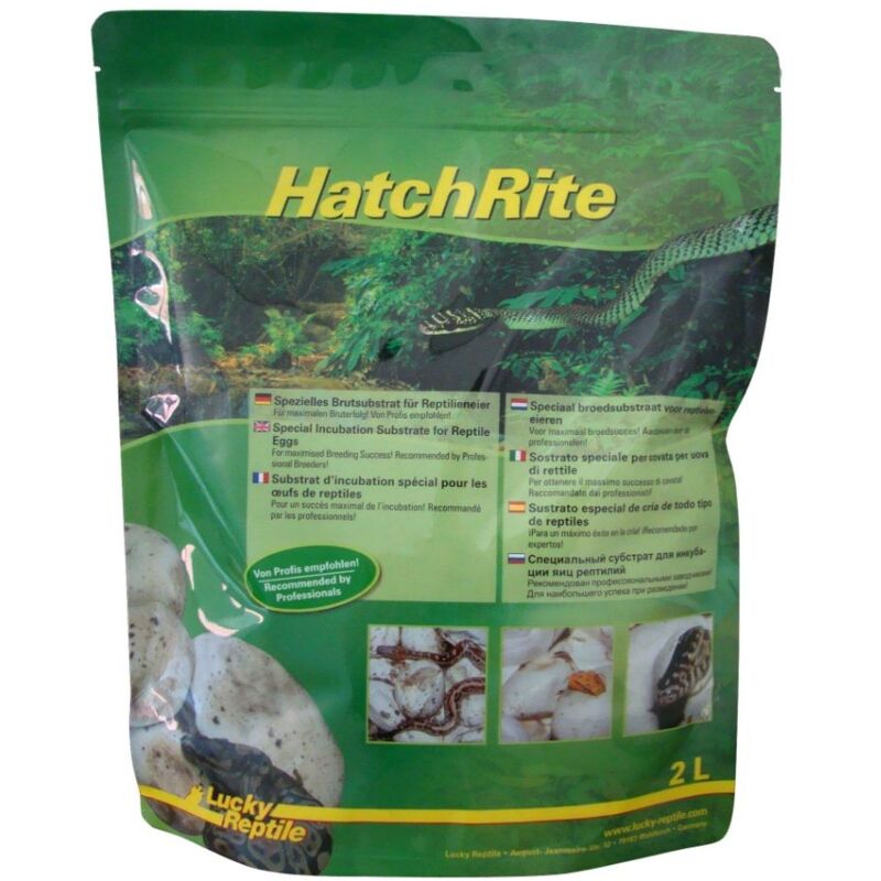 foto del prodotto hatchrite 2l substrato per incubazione lucky reptile