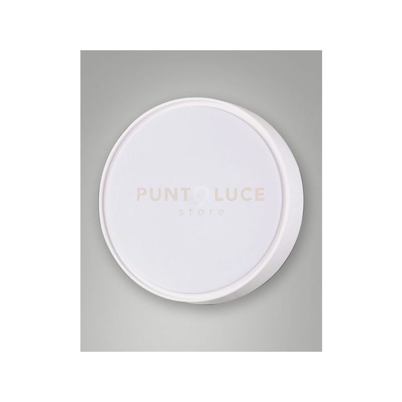 foto del prodotto hatton plafoniera bianca 2 luci attacco e27 d.30cm c sensore