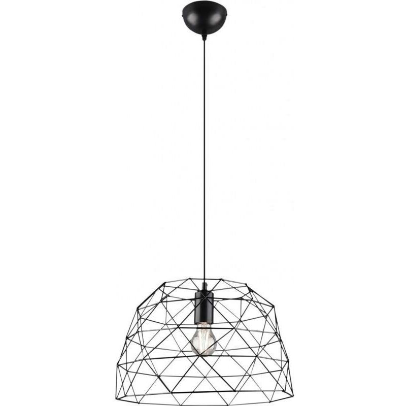 foto del prodotto haval sospensione gabbia metallo nero opaco lampada trio lighting r30711032