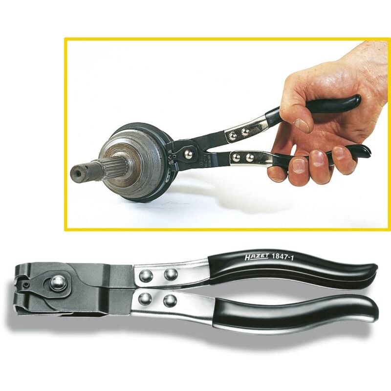 foto del prodotto hazet 1847 1 pinza per fascette tiranti 230 mm 1 pz.