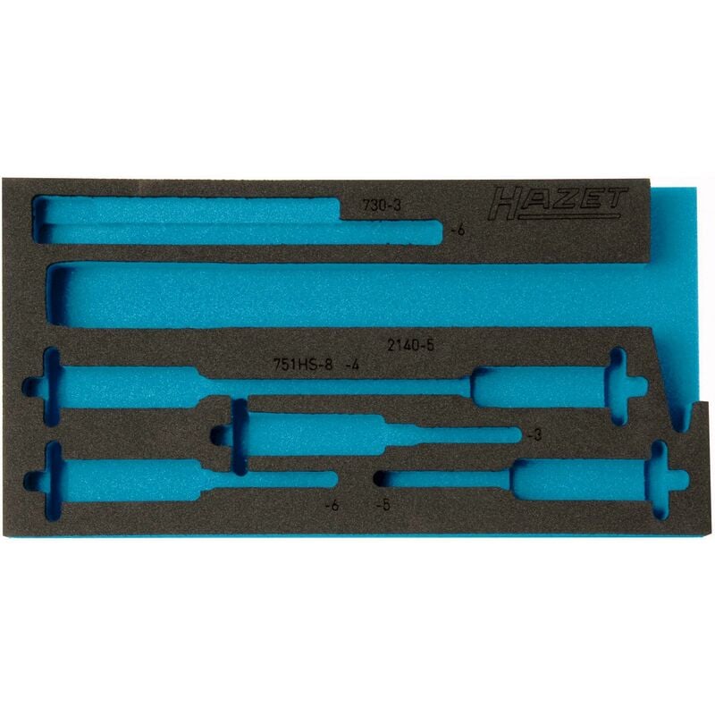 foto del prodotto hazet alloggiamento in espanso morbido bicomponente 163 299l l x p 342 mm x 172 mm