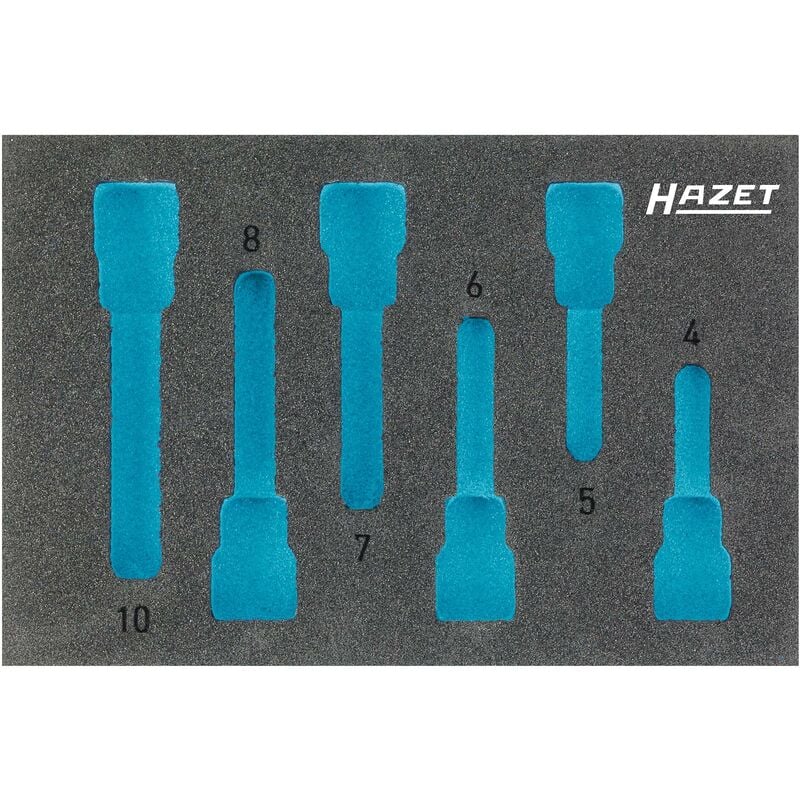 foto del prodotto hazet alloggiamento in espanso morbido bicomponente 163 302l l x p 172 mm x 114 mm