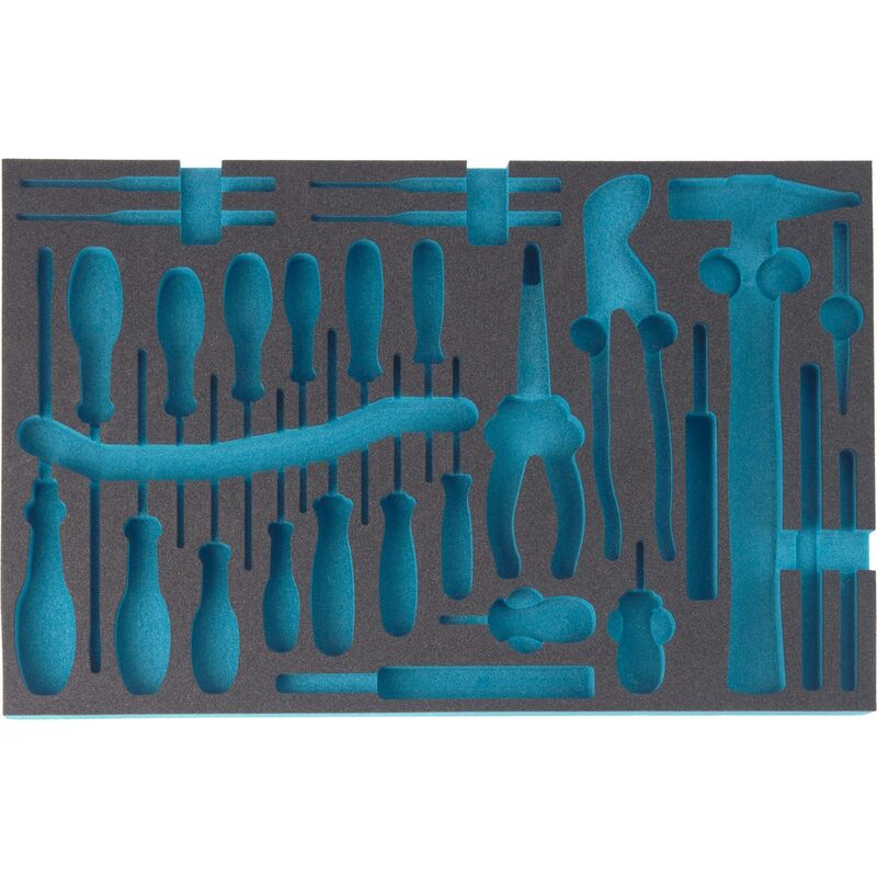 foto del prodotto hazet alloggiamento in espanso morbido bicomponente 163 31l l x p 519 mm x 342 mm