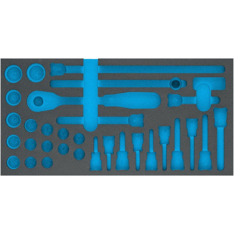 foto del prodotto hazet alloggiamento in espanso morbido bicomponente 163 352l l x p 342 mm x 172 mm