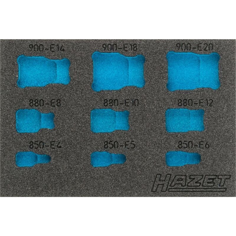 foto del prodotto hazet alloggiamento in espanso morbido bicomponente 163 360l l x p 172 mm x 114 mm