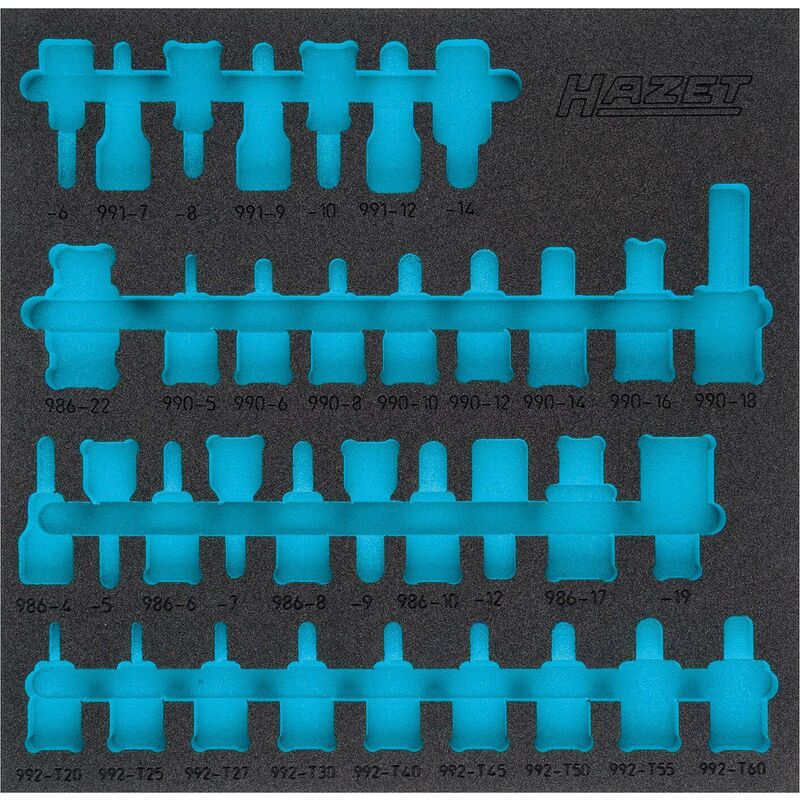 foto del prodotto hazet alloggiamento in espanso morbido bicomponente 163 407l l x p 344 mm x 342 mm