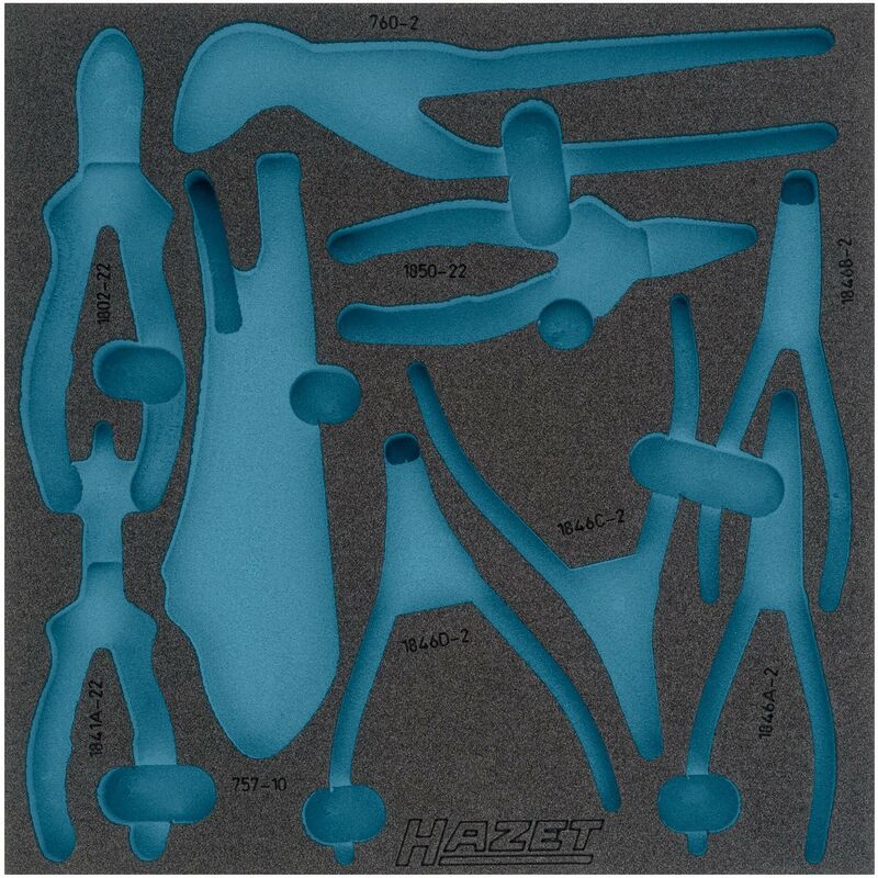 foto del prodotto hazet alloggiamento in espanso morbido bicomponente 163 424l l x p 344 mm x 342 mm