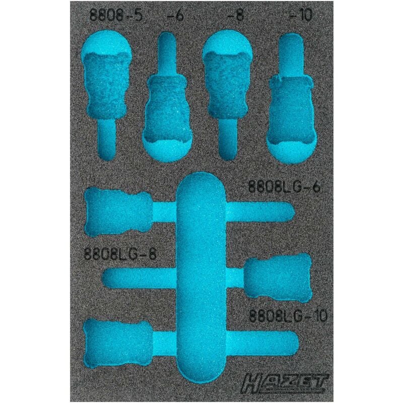 foto del prodotto hazet alloggiamento in espanso morbido bicomponente 163 460l l x p 172 mm x 114 mm