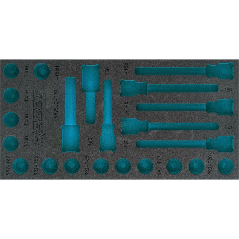 foto del prodotto hazet alloggiamento in espanso morbido bicomponente 163 492l l x p 342 mm x 172 mm