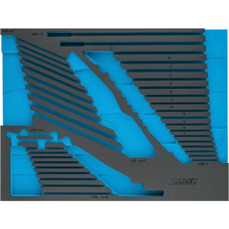 foto del prodotto hazet alloggiamento in espanso morbido bicomponente 163 525l l x p 519 mm x 392 mm