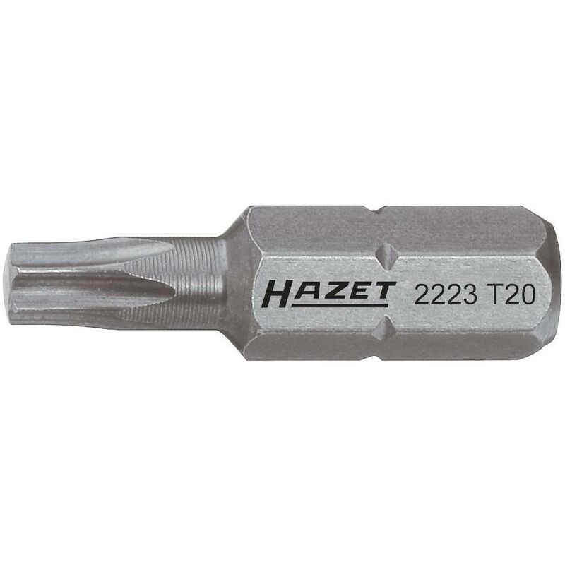 foto del prodotto hazet bit 2223 t40 attacco esagonale, massiccio, 1 4 di pollice 6,3 mm profilo interno torx ac t40
