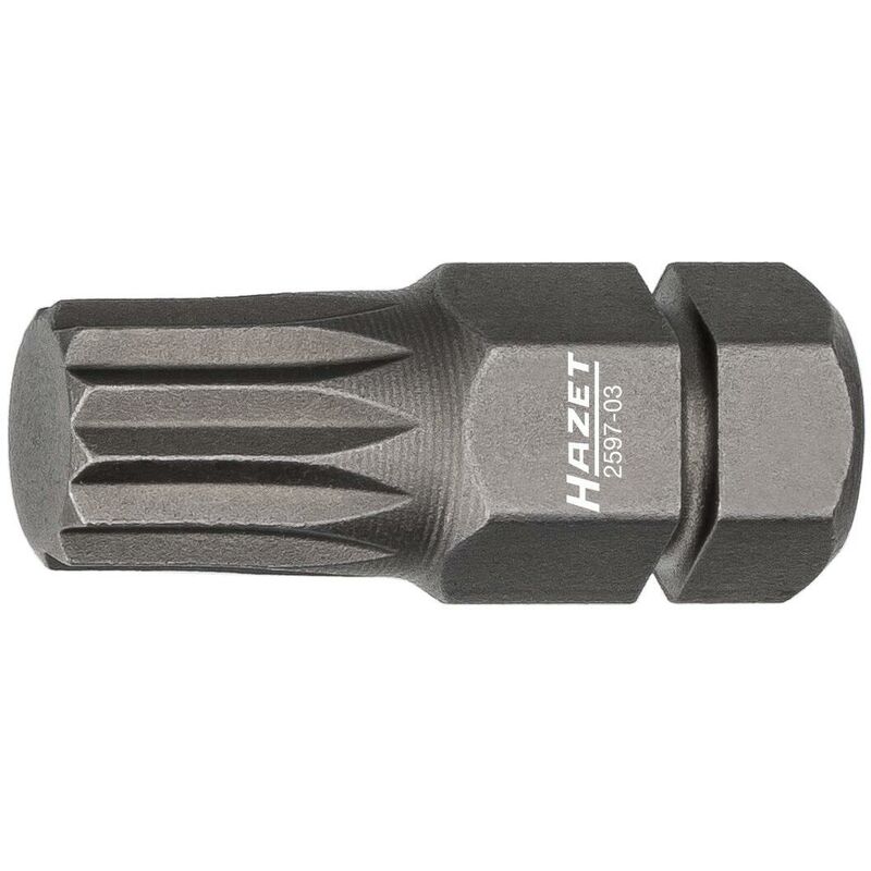 foto del prodotto hazet bit 2597 03 attacco esagonale, massiccio, 5 16 di pollice 8 mm profilo poligonale interno xzn ac m8